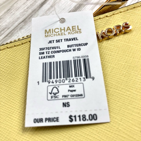 Michael Kors Small Coin Pouch Wallet Card - Picture 5 of 5